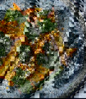 Roasted Carrots, Cafe De Paris Butter, Hazelnut Dukkah, Crispy Kale 2 (1)