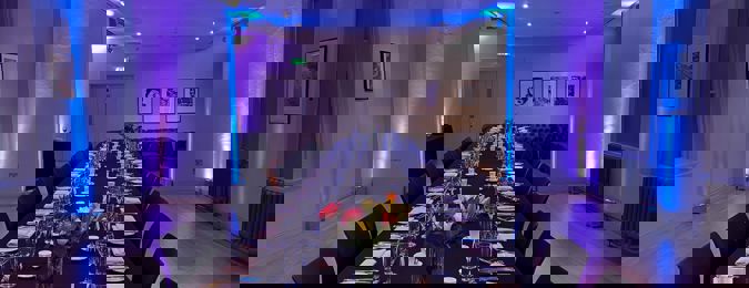 Park View Room Dinner Long Table