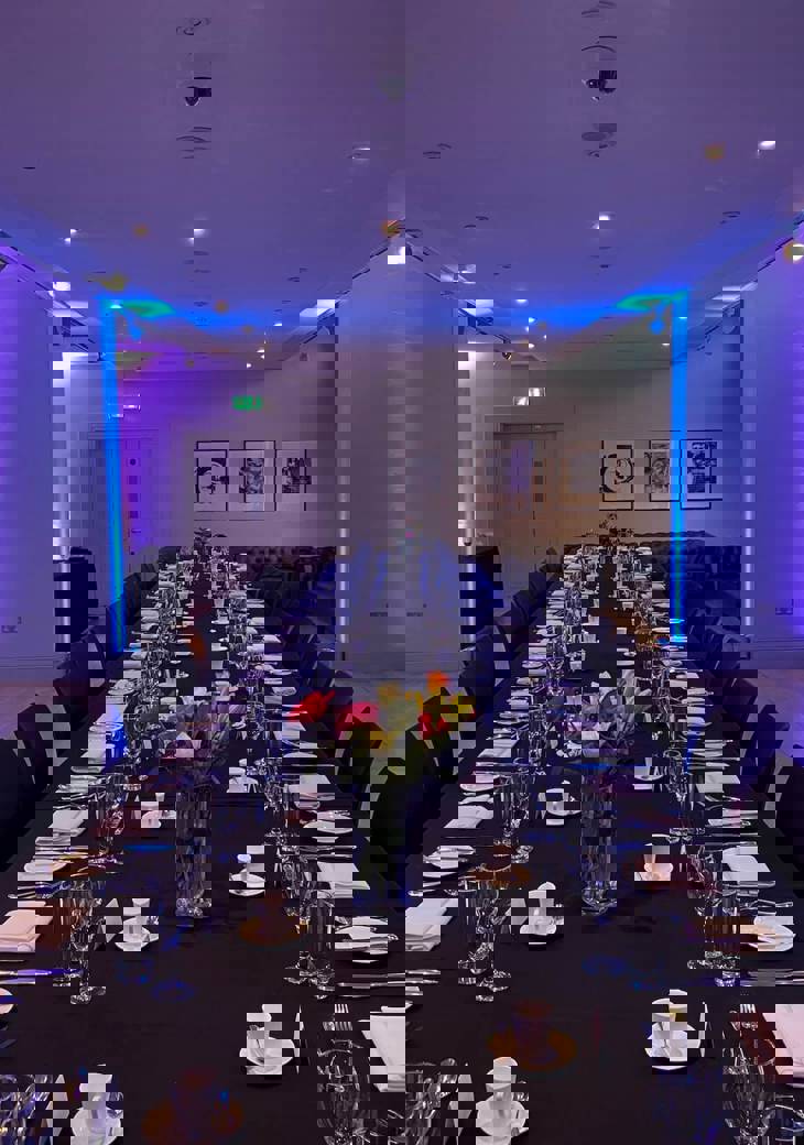 Park View Room Dinner Long Table